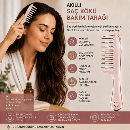 Akıllı Saç Kökü Bakım Uygulama Tarağı