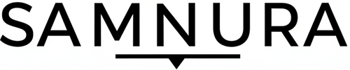 SAMNURA Siyah Logo